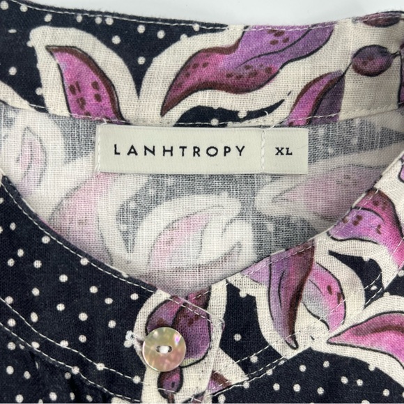 LANHTROPY Organic Linen Bubble Dress Sz XL - Picture 6 of 9